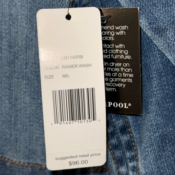 Liverpool Denim Kimono Jacket  inside Graphic Design - Picture 6 of 11